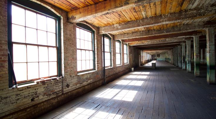 massive interior timber beams