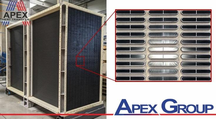 Apex flue gas cooler