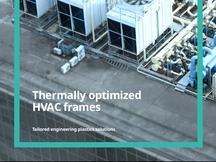 Thermally optimized HVAC frames