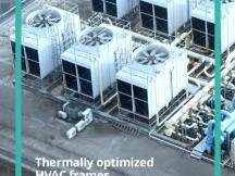 Thermally optimized HVAC frames