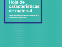 Hoja de características Low Lambda PA 66 GF25, resistente al impacto seco
