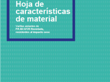 Hoja de características PA 66 GF25 Reciclada, resistente al impacto seco