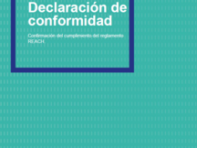 Confirmación del cumplimiento del reglamento REACH