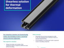 Shearless solution for thermal deformation
