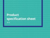 product sepc sheet Technoform SP16