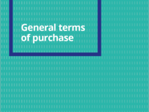 General terms of purchase