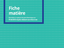 Barrettes à rupture de pont thermique PA 66 GF25 recyclé