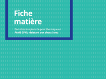 Barrettes à rupture de pont thermique PA 66 GF40