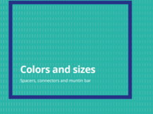 colors and sizes