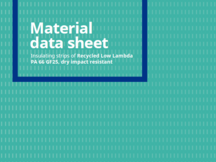 Material data sheet PA 66 GF25, dry impact resistant