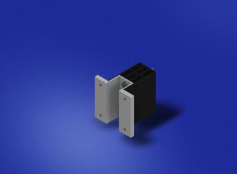 Thermal isolator clip