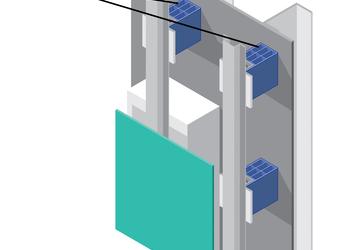thermally broken cladding attachment