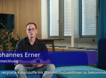 Rezyklierte Kunststoffe in Weiß und Hellgrau mit Flammschutz - ist das möglich?