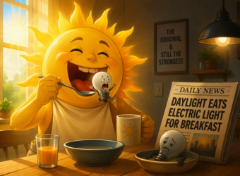 daylight vs. electric