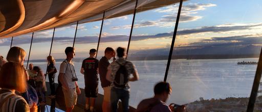 loupe level Space Needle